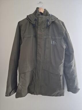 Helly Hansen Women's Olive Green Hooded Winter Jacket Coat M